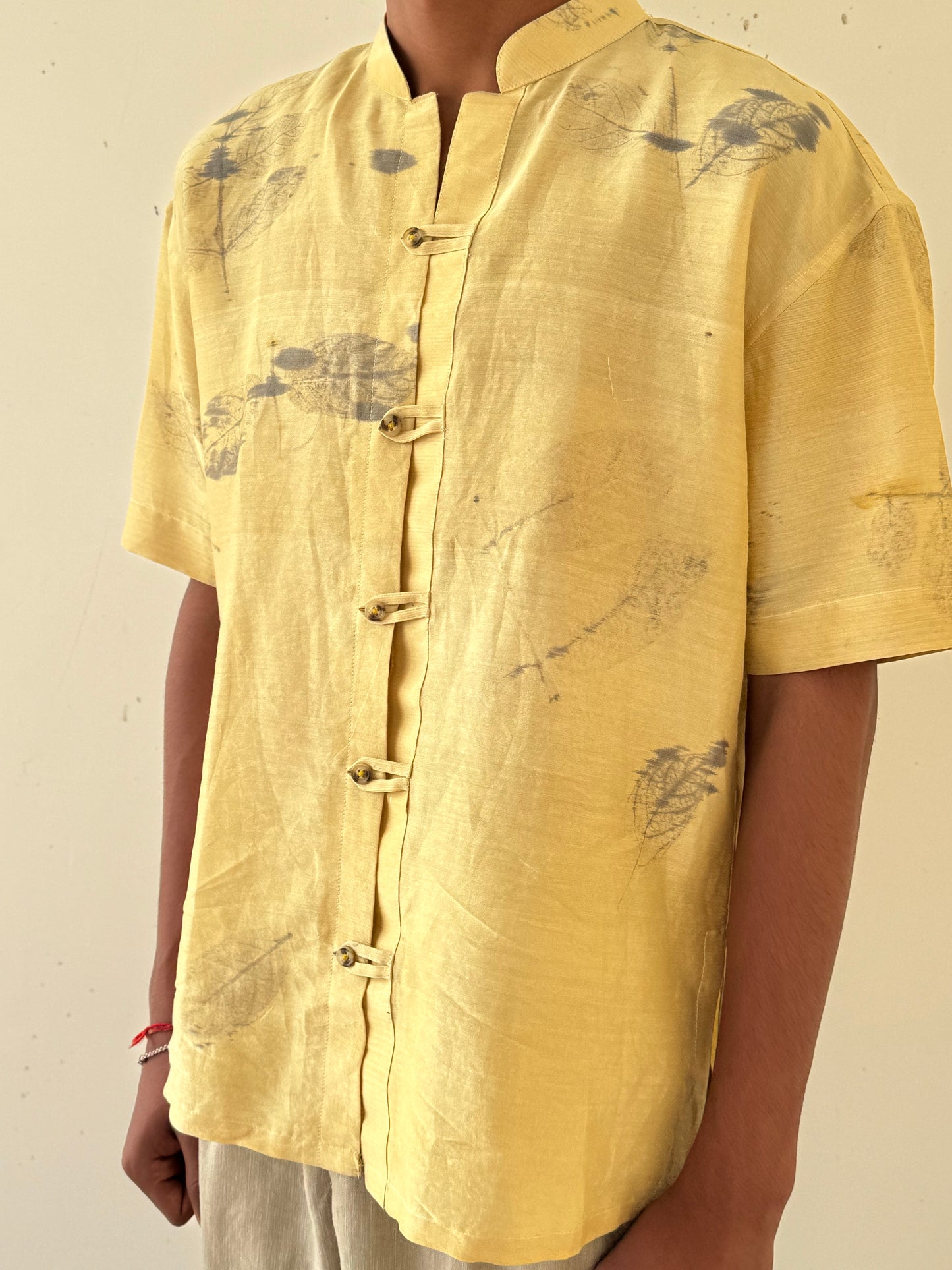 ANAAR PATTA CHANDERI SHIRT