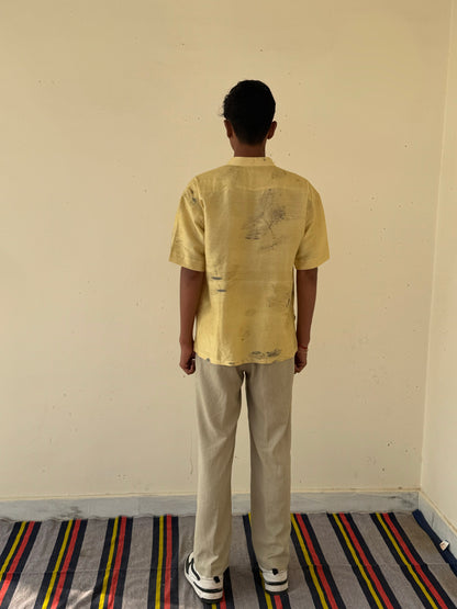 ANAAR PATTA CHANDERI SHIRT